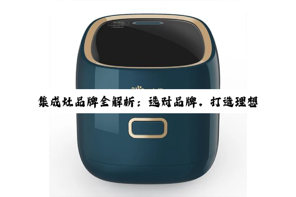 集成灶品牌全解析：选对品牌，打造理想厨房